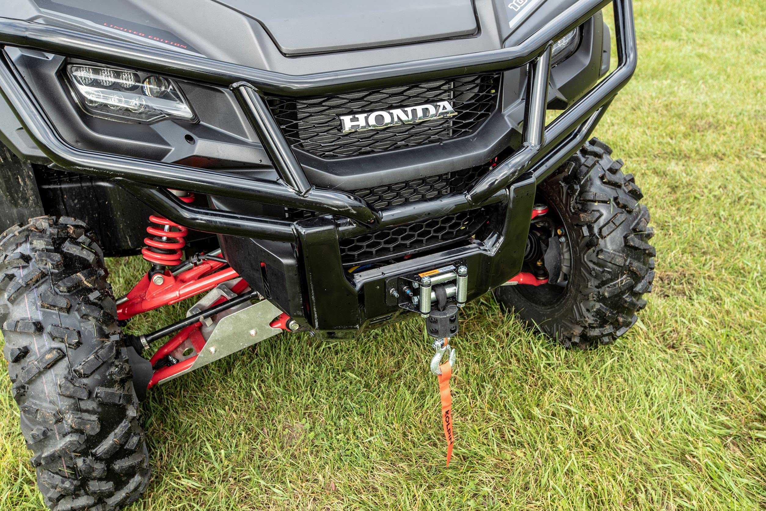 Kolpin Honda® Pioneer® 1000 Quick-Mount Winch 4500 lb Synthetic Rope