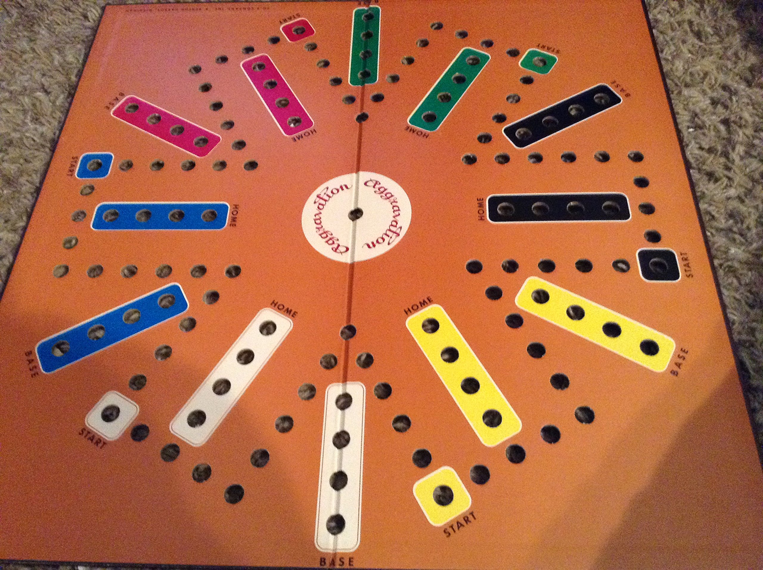 Amazon.com: Aggravation Deluxe 1964 Edition Board Game : Toys & Games