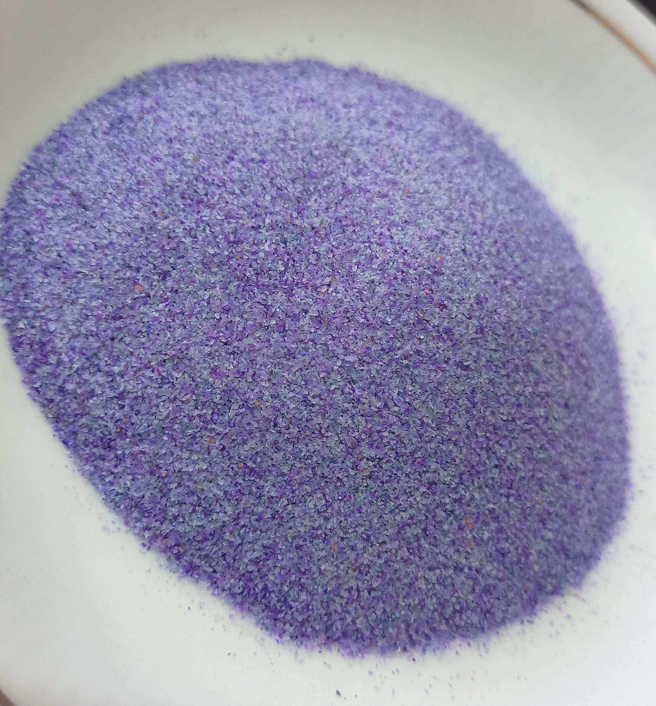 Natural Purple Chalcedony Dust Powder -200 Ct, Crushed Chalcedony Powder, Perfect for Mineral Art, Inlay Work, Resin Art