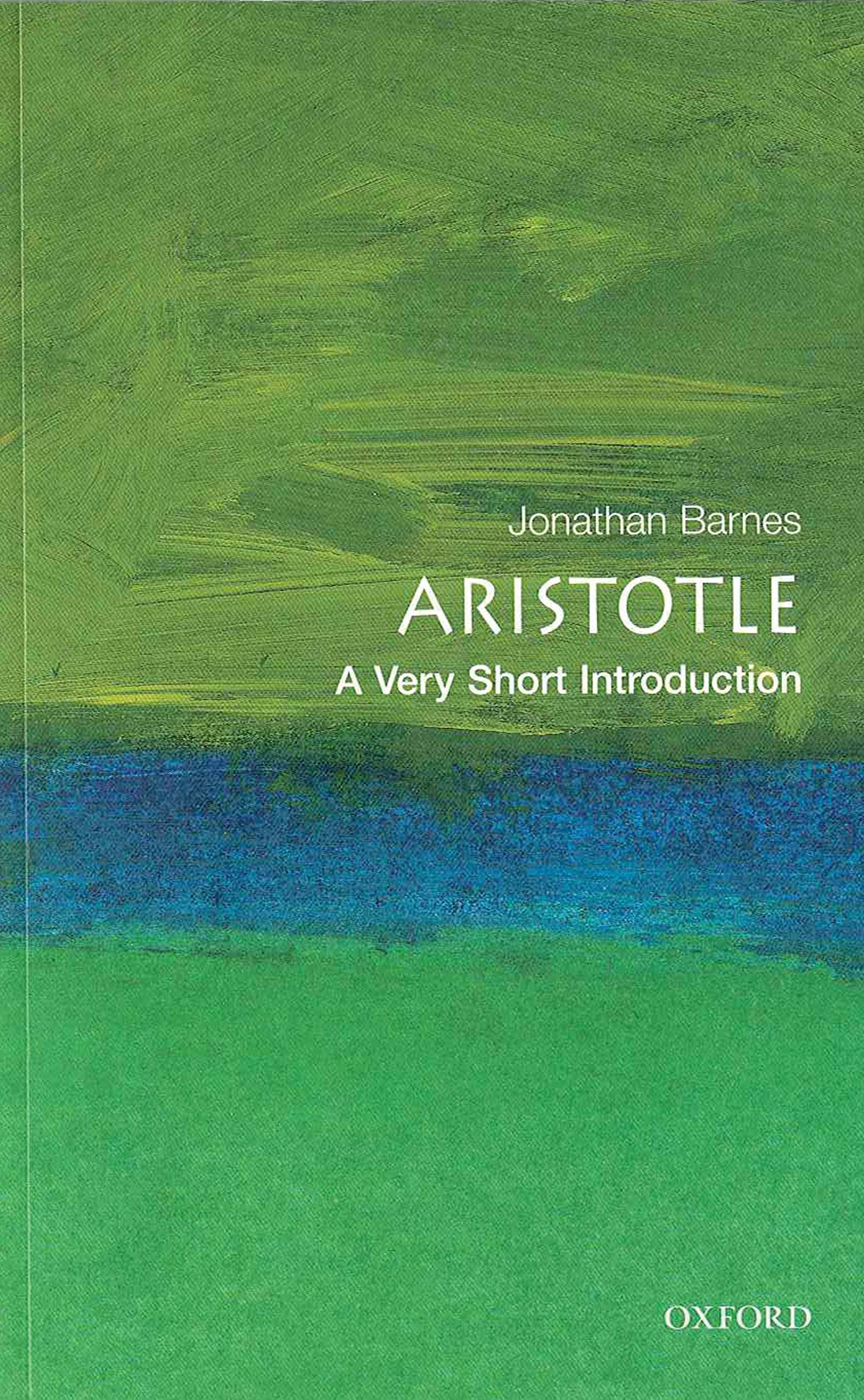 Aristotle A Very Short Introduction by Jonathan  Barnes (Paperback Book)