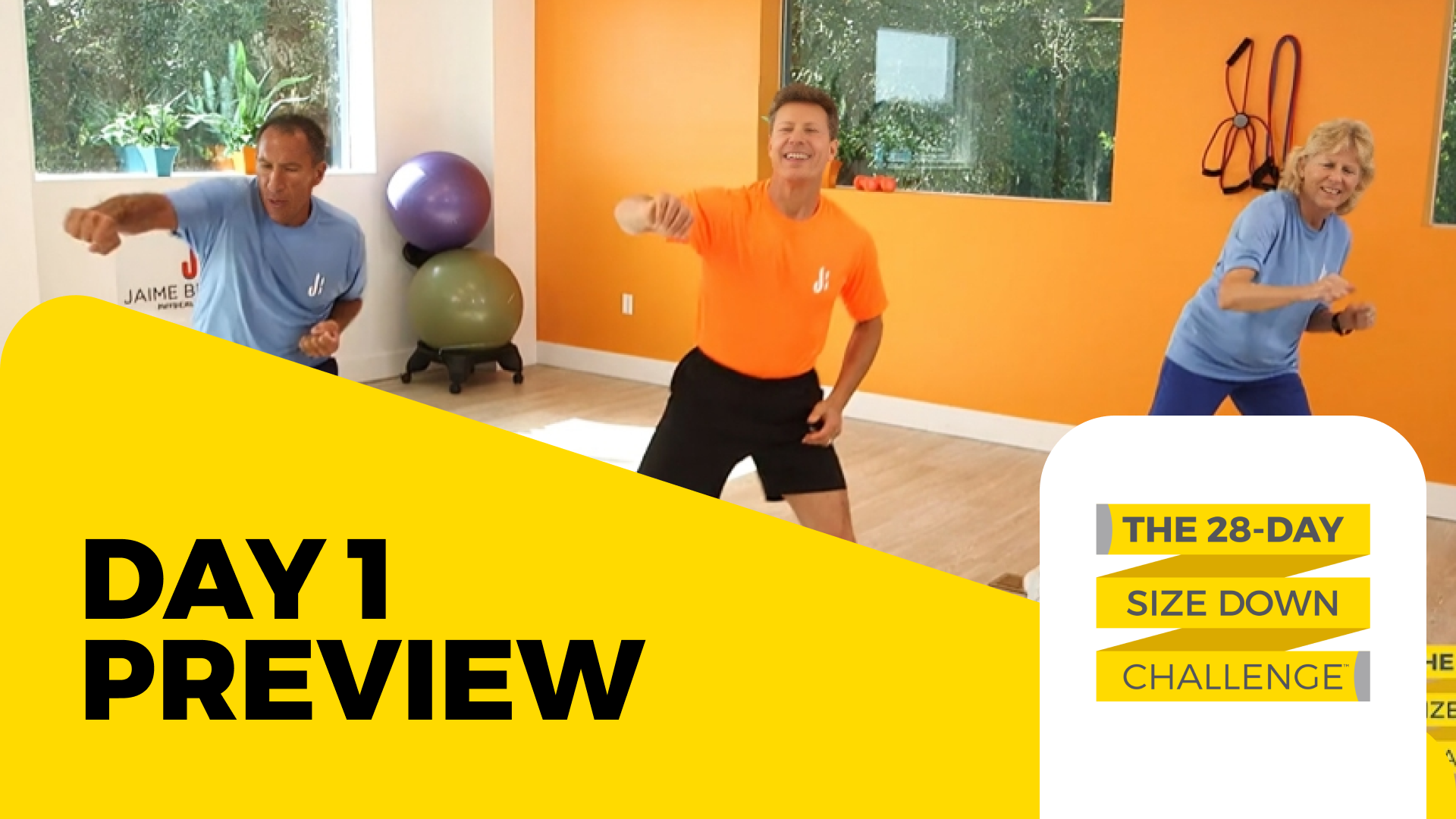 Exercise DVD for Seniors - 28 Day Size Down Challenge Low Impact