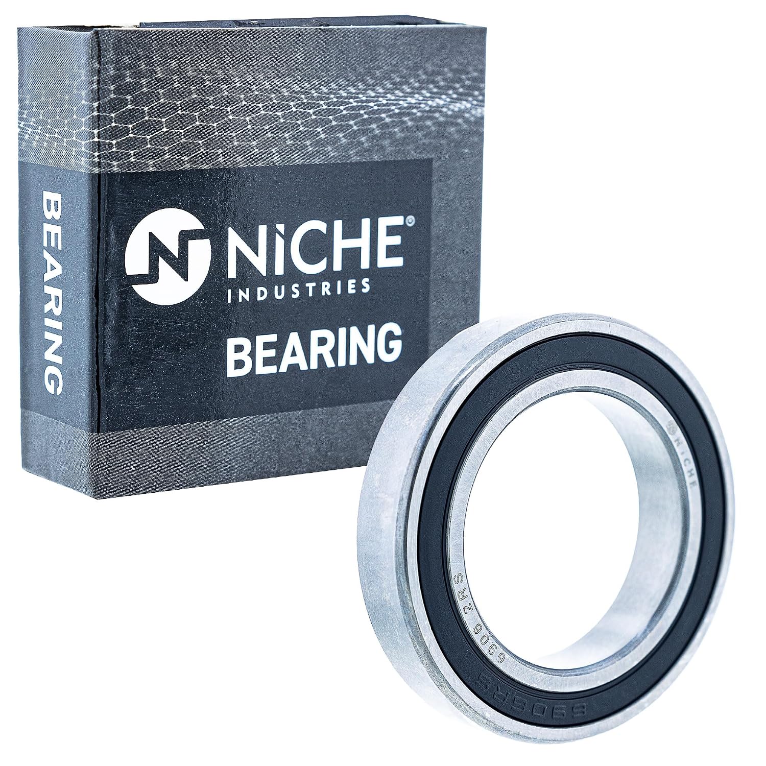 NICHE Wheel Bearing 6906-2RS 30x47x9mm Single Row Deep Groove 10 Pack