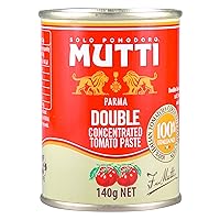 Vista 3 de Mutti Pasta de tomate doble concentrada (Doppio Concentrato), lata de 4.94 onzas 1 paquete Marca de tomates #1 de Italia Tomates enlatados
