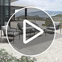 Image of DEVOKO 4 Seater Outdoor Rope Patio Sofa Set for Balcony, Backyard, Lawn, Garden, Indoor, Poolside, Deck (Black & Dark Grey)