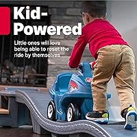 Vista 4 de Step2 Up & Down Montaña Rusa Juguete de Montar para Niños, Auto de Empuje, Juego para Interiores/Exteriores, Hecho de Plástico Duradero, Peso Máximo