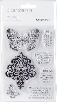 Kaisercraft Romantique Clear Stamps 4"X6"