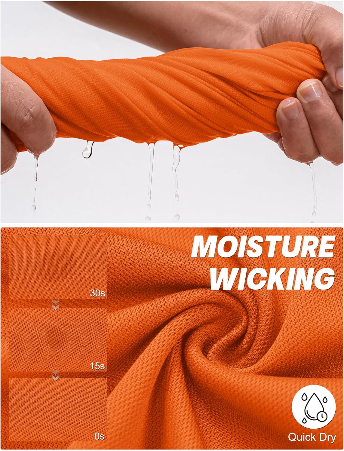 TACVASEN Mens Polo Shirts Short Sleeve Dry Fit Performance Breathable Golf Shirt with Collar Tennis Casual Business Work - Image 7