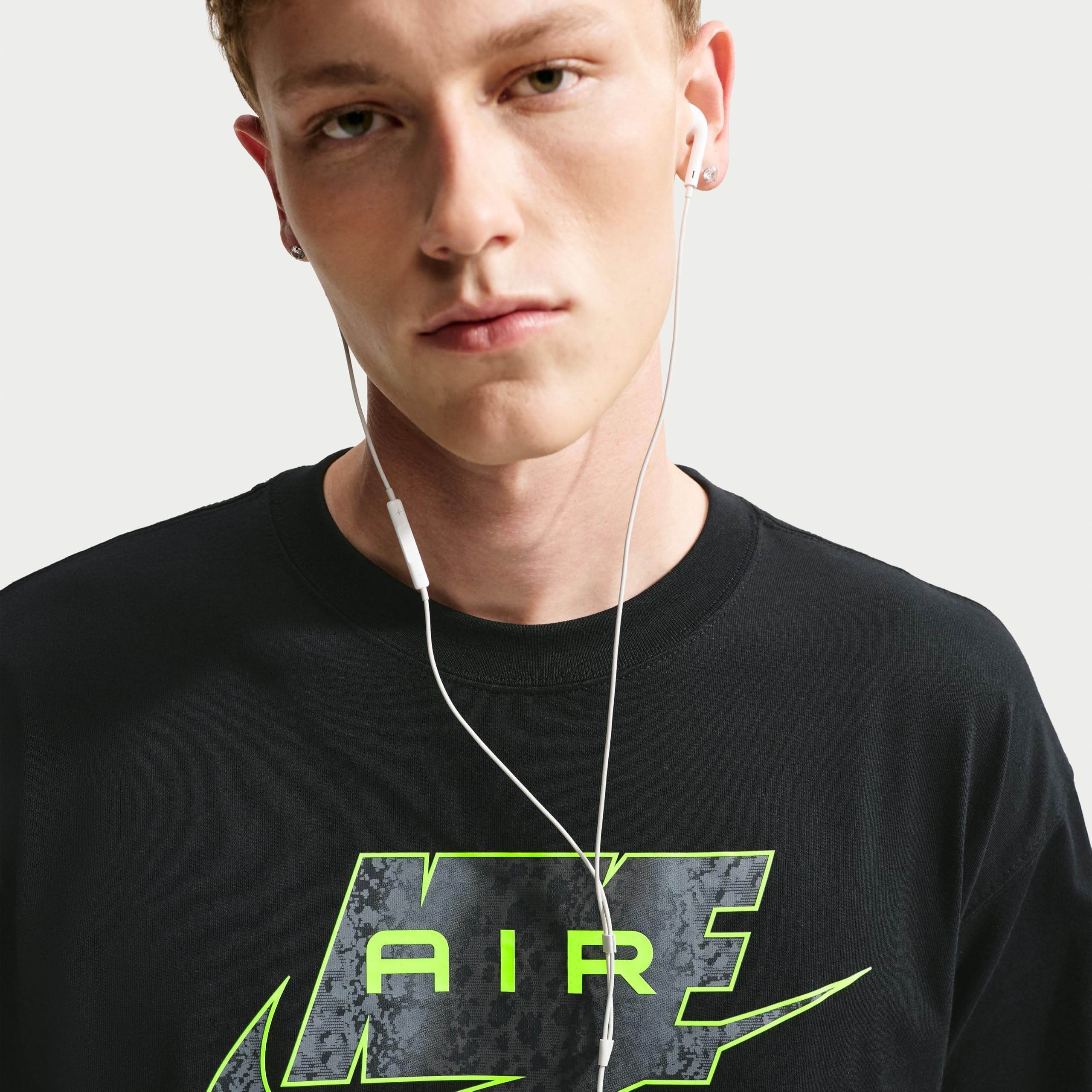 Nike Męska koszulka M NSW TEE LSE AIR AOP bawełna tkanina Black L