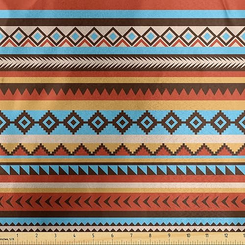 Miniatura 145 de Lunarable Tela suculenta de The Yard, flores en acuarela estilo pintura coloridas flores de primavera tema de jardinería, tela de microfibra