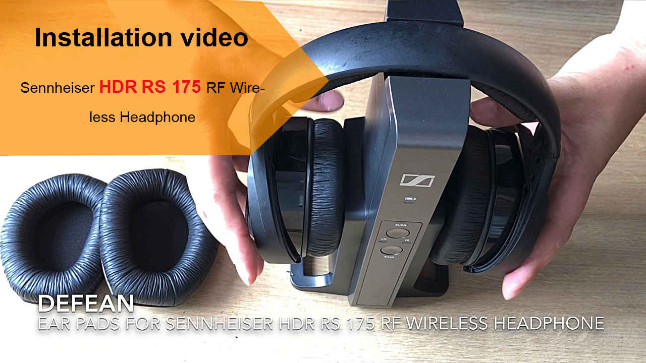 ایگرد | قیمت و خرید Defean HDR165 HDR175 HDR185 HDR195 Ear Pads Replacement  Cushion Foam Compatible with Sennheiser HDR RS165,RS175, RS185,RS195 RF  Wireless Headphone