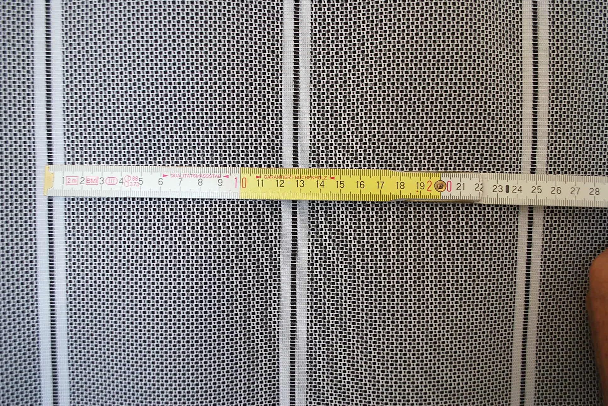 Scheibengardine neutral 45x312,5 cm H/B Weiß Bistrogardine Vorhang Küche 1er Pack