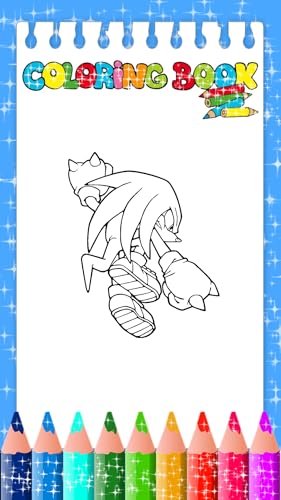 The Hedgehog Glitter Coloring Book