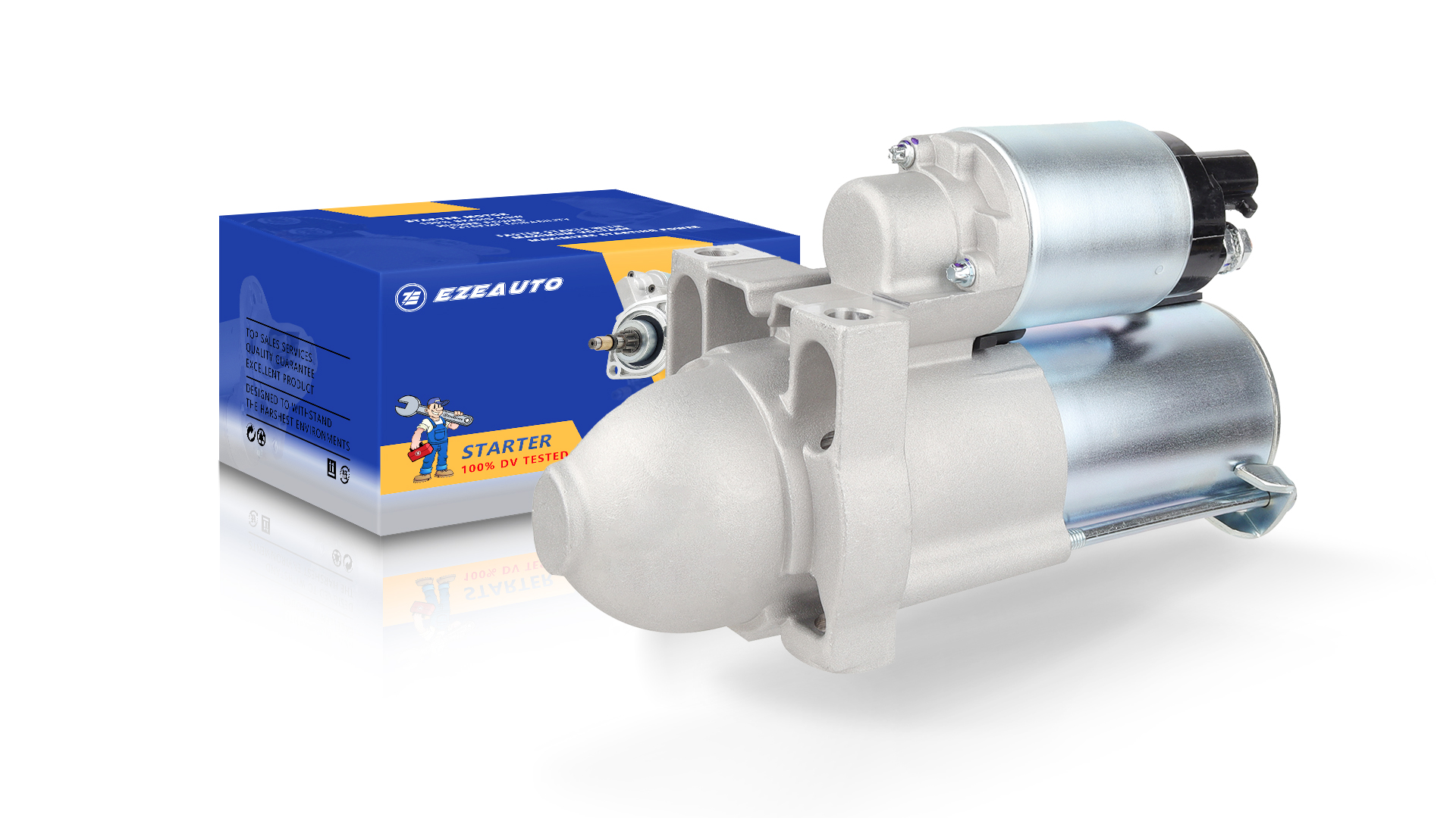 Image of Ezexpreze 6970 New Starter Motor Replacement for Chevrolet Tahoe 4.8L 5.3L 2009-2014, Silverado Suburban 1500, Express 2500 3500, GMC Yukon XL, Sierra, Savana, Canyon V8 Engine OE: 12611102 19168041