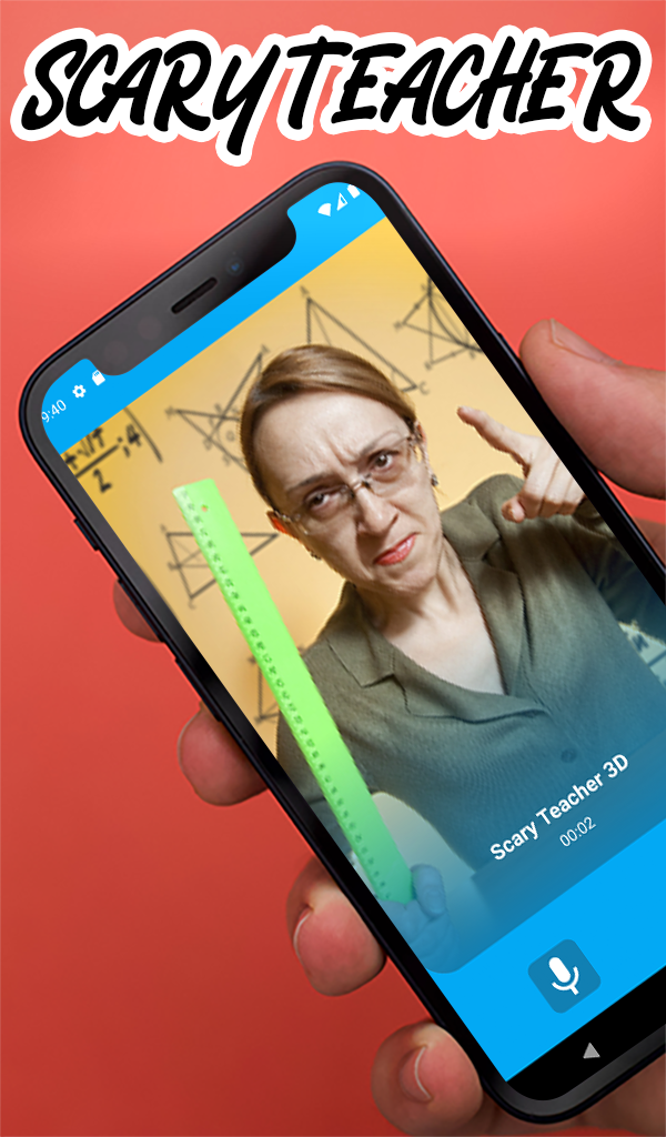Fake call Angry Teacher Prank - Video Game Angry Teacher and Texting ...