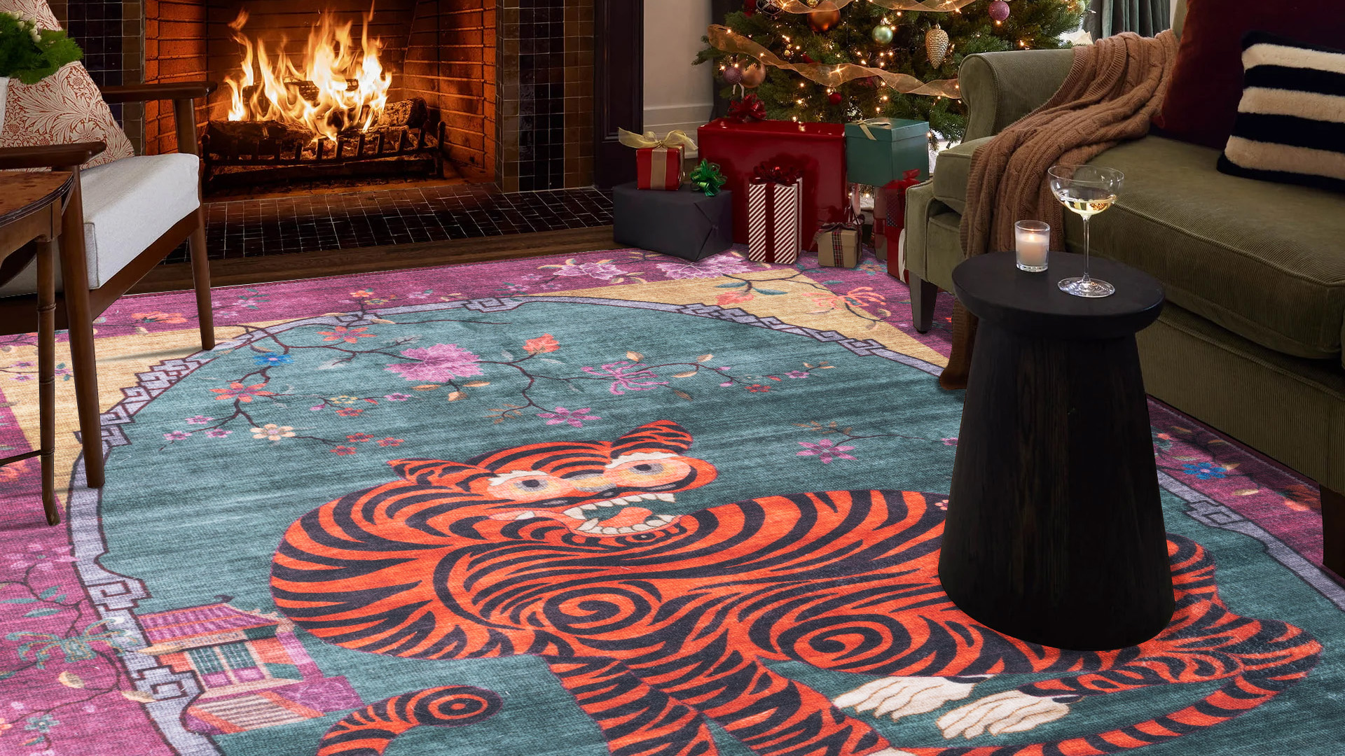 Amazon.com: 6x9 FT Leopard Rug for Living Room Hot Pink Leopard