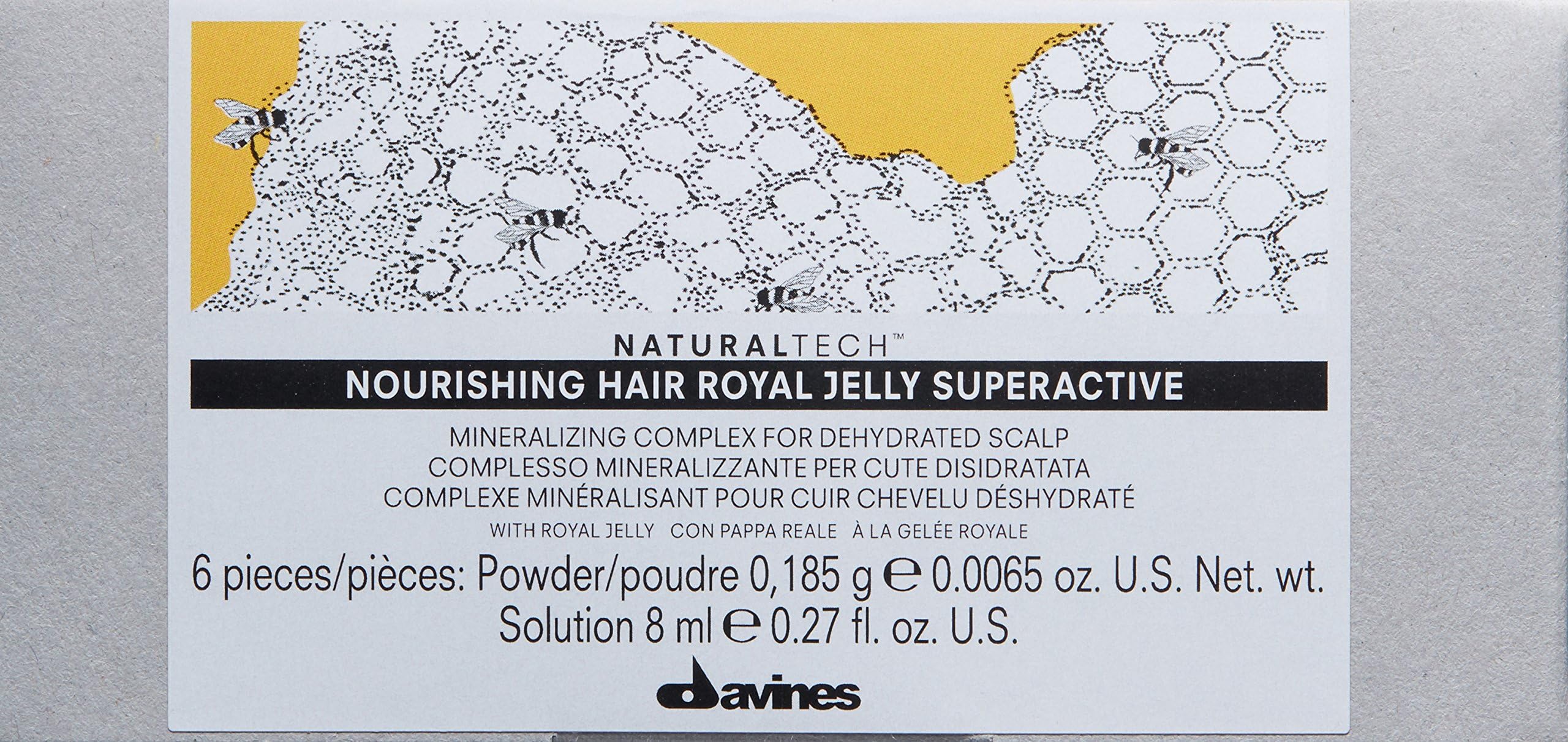 Davines Ntech Superactive Royal Jelly 8 ml - Pack of 6