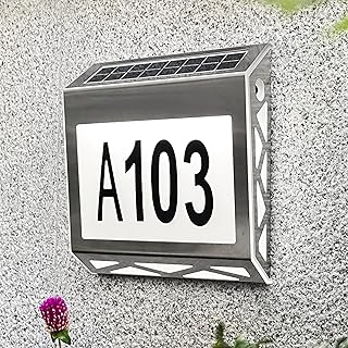 Solar Address Sign