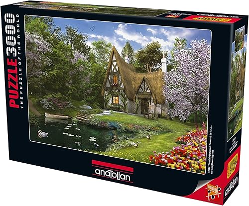 Anatolian Puzzle - Spring Lake Cottage, rompecabezas de 3000 piezas, #4900
