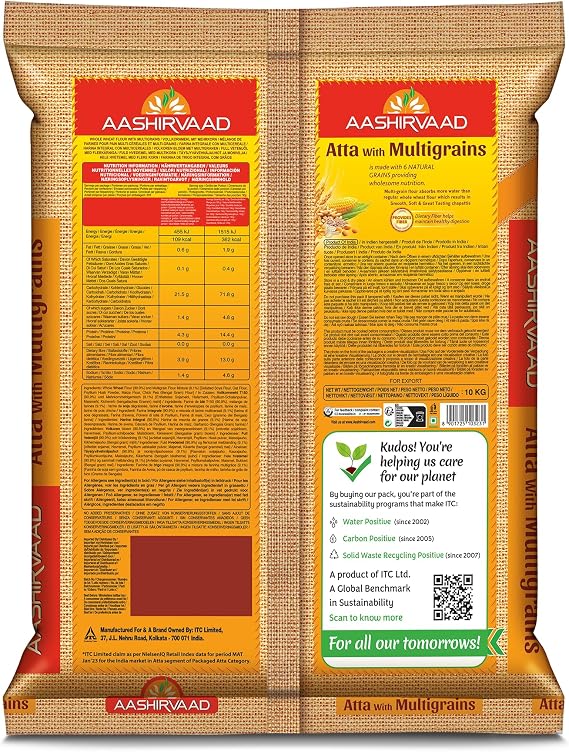 Aashirvaad multigrain Atta- 10kg