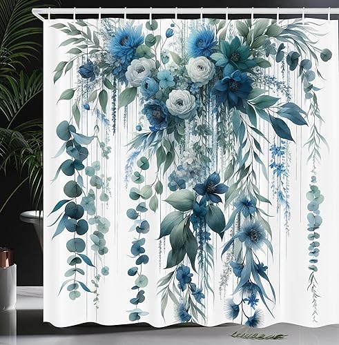 Miniatura 36 de Cortina de regadera de mundo marino, peces, estrellas de mar, formato arte moderno, decoraciones temáticas para niños para baño del hogar, Marrón