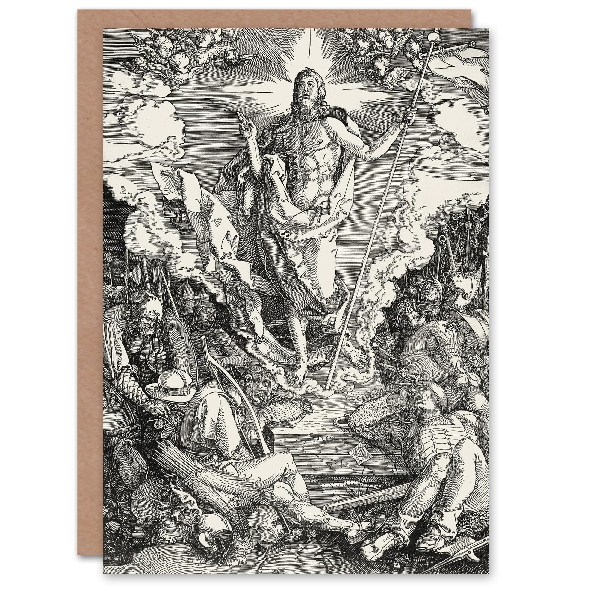 Artery8 Albrecht Durer Art Card Large Passion Series The Resurrection