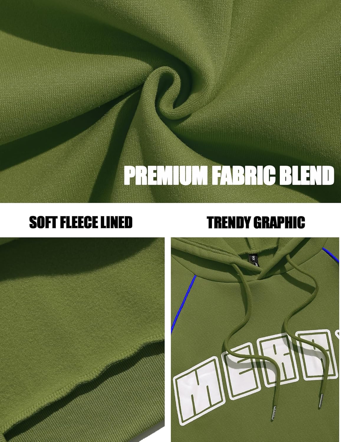 Graphic Hoodies for Women Y2K Trendy Sweatshirt with Pocket Ladie Streetwear Cool Fleece Pullover - Image 5