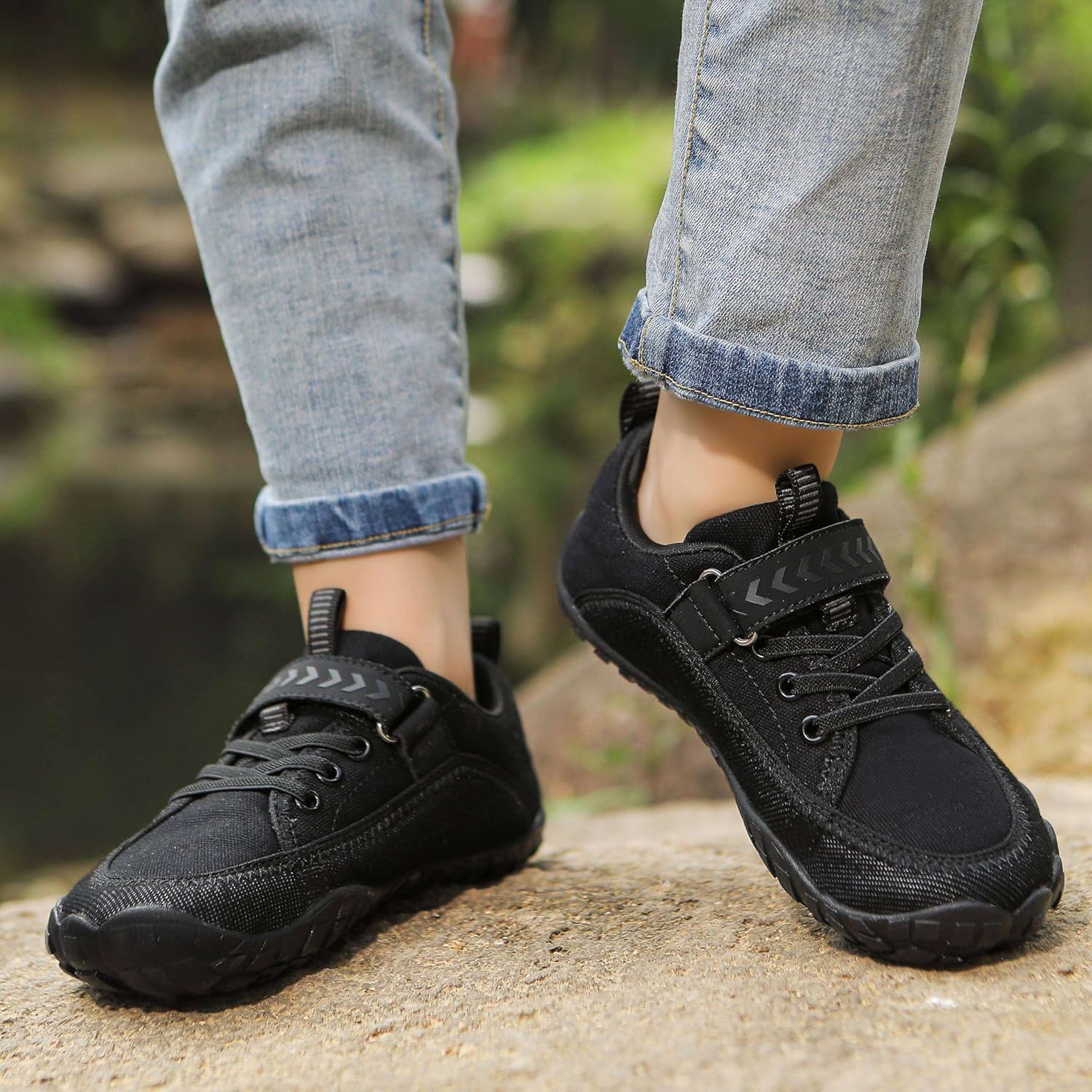 KUBUA Kids Barefoot Shoes Boys Girls Slip On Minimalist Sneakers for Walking Tennis Athletic Hiking Toddler Little Big Kid - Image 8