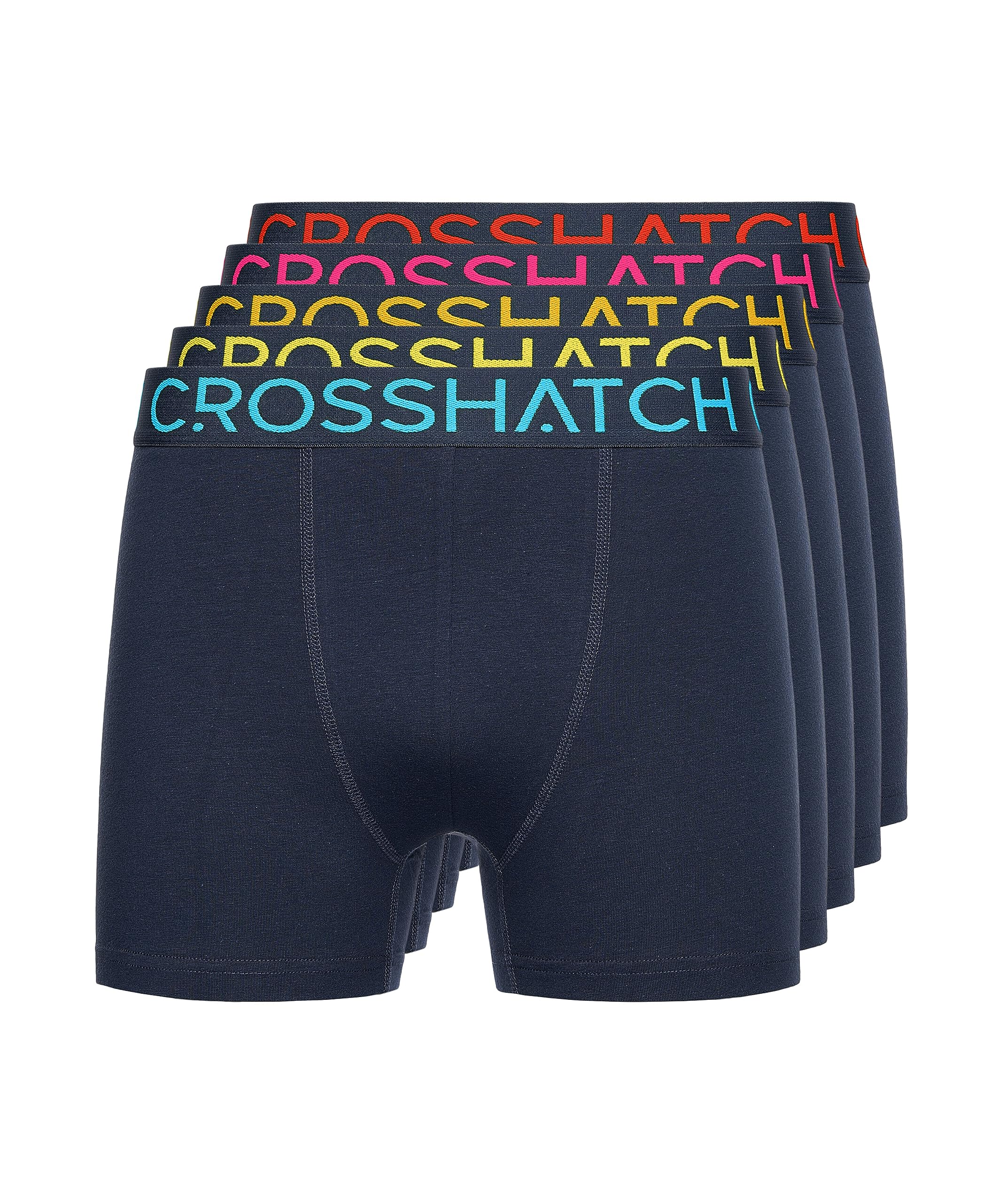 CrossHatchMen's (5 Pack) Multipacked Boxer Shorts, Men's Multi-Color Boxer, Men's Gift set for your friends, boyfriend, or husband. Boxer shorts are available in sizes: S,M,L,XL,XXL