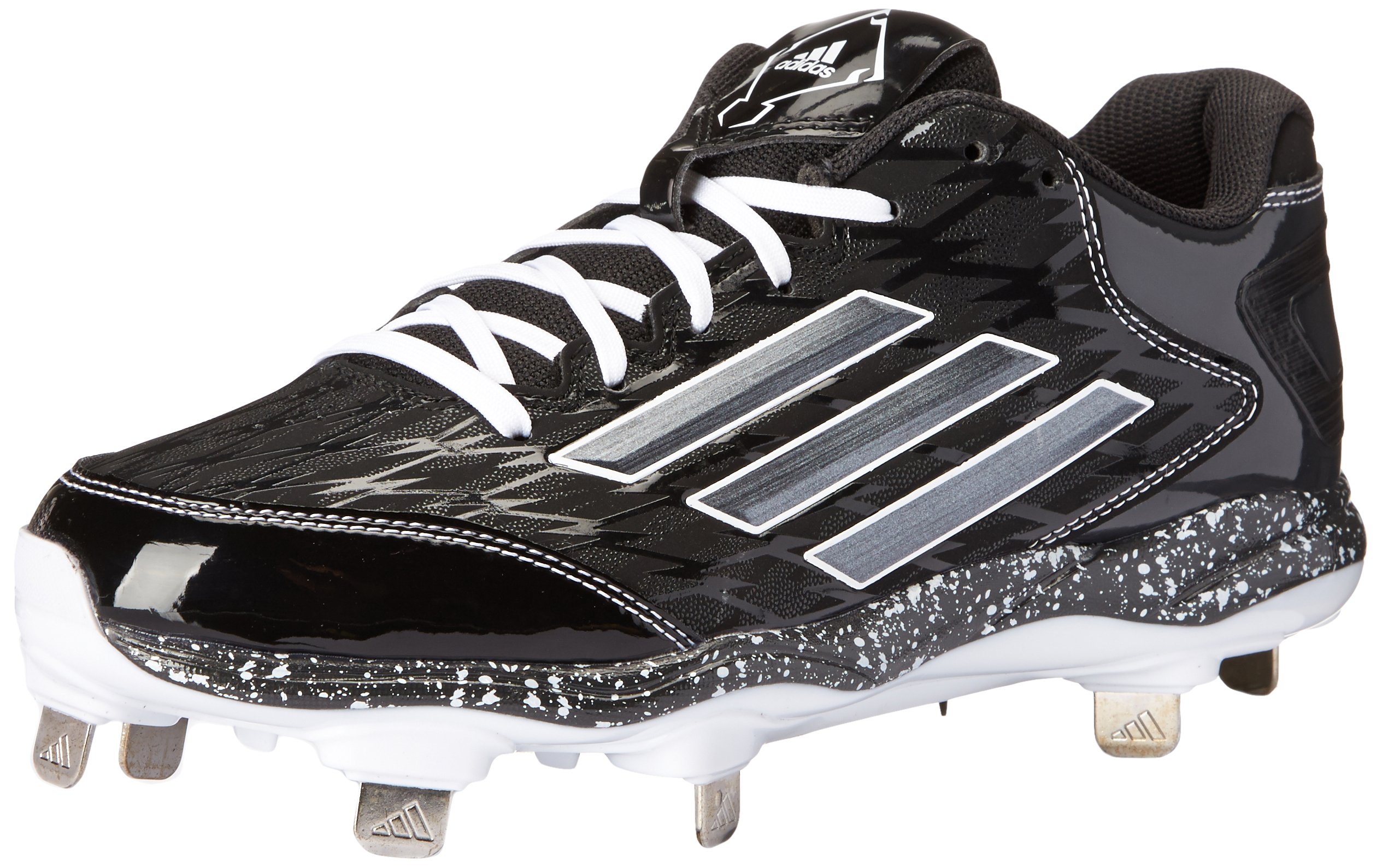 adidas Performance Women's PowerAlley 2 W Softball Cleat, Black/Carbon/White, 9 M US