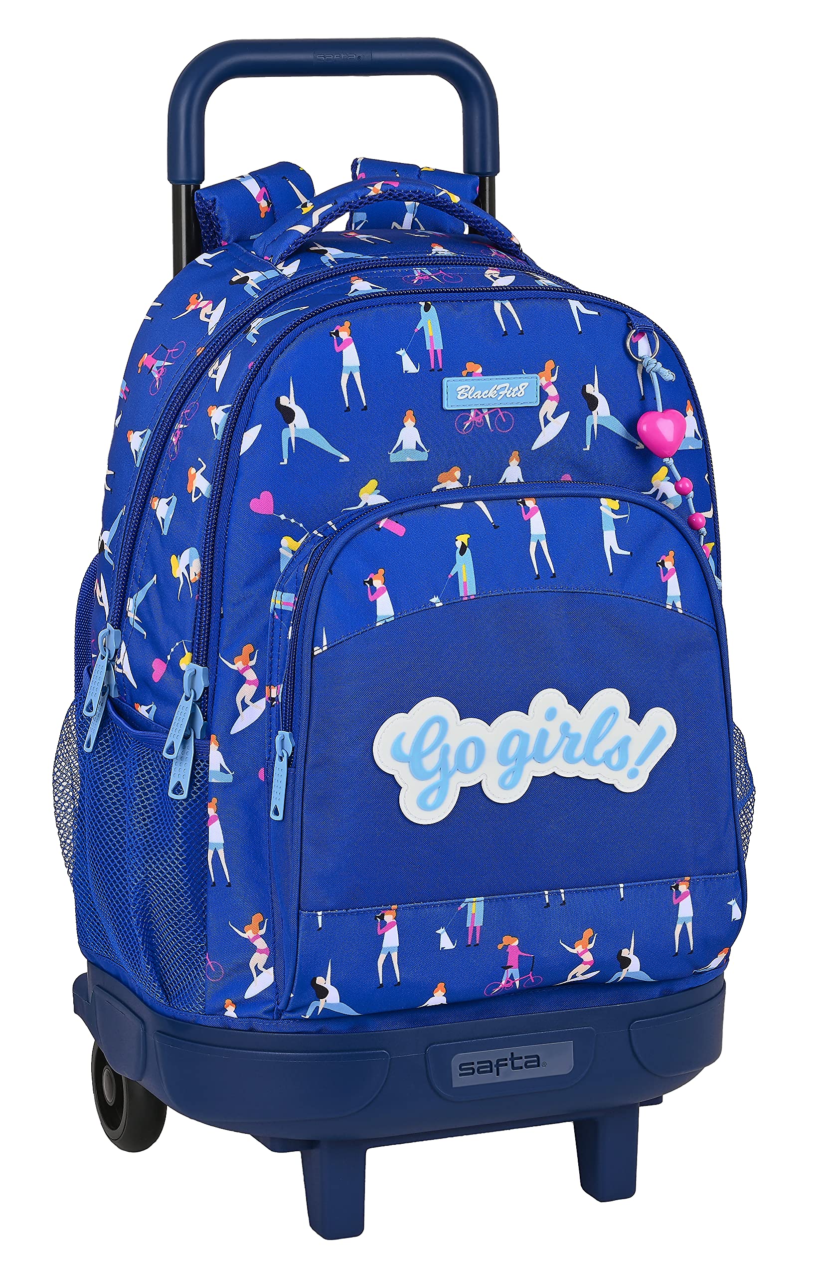 Mochila Safta Ruedas Mochila Con Ruedas Niño Mochila Con Ruedas Safta  BLACKFIT8