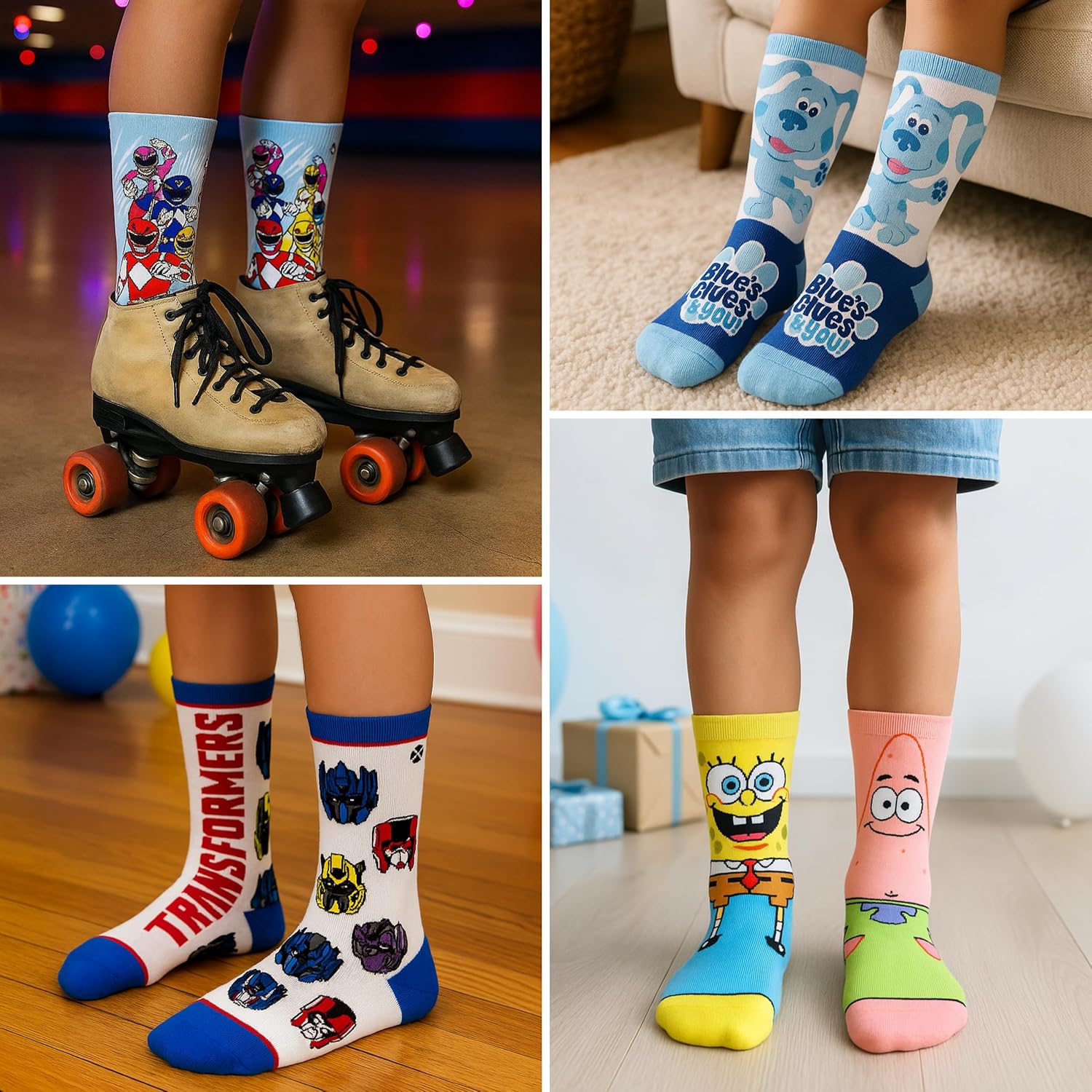 Cool Sock – Little Kids Value Gift Bundle, 8-Pack Fun Novelty Crew Socks Ages 4-7, Colorful & Comfortable, All-Day Wear - Image 5