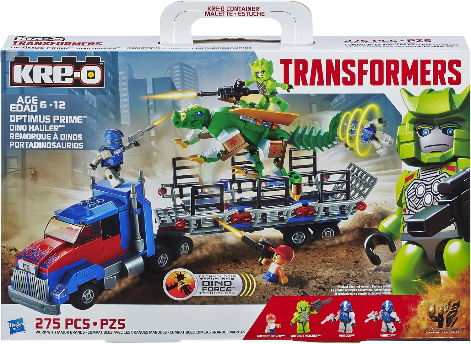 Kre-o Transformer Optimus Prime Dino Hauler