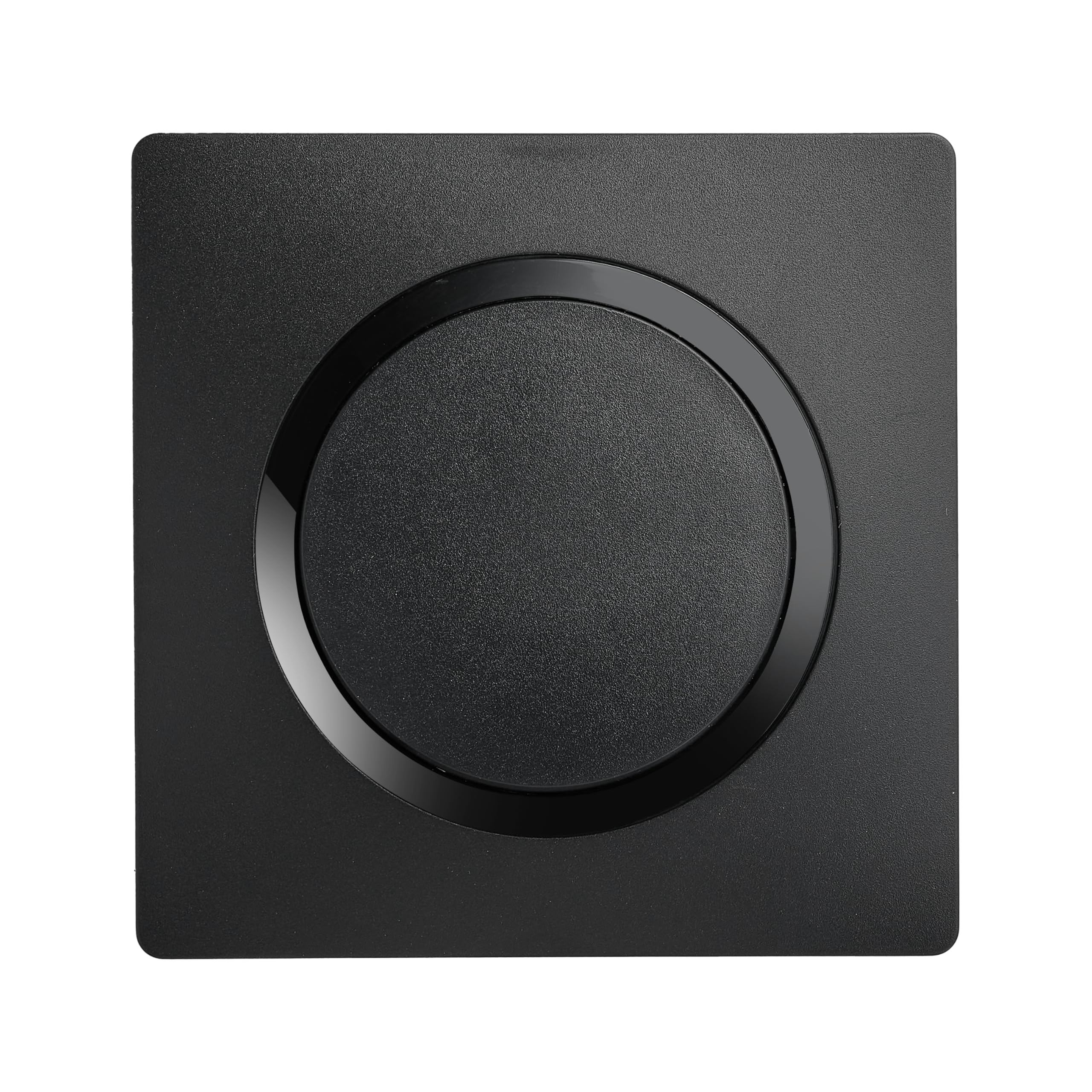 DEBFLEX - Casual Evo - Interruptor Conmutador Completo - Interruptor de Pared con Placa de Acabado - Diseño Sobrio - Fácil de Instalar - ABS - Instalación Empotrada - Negro - 130 x 110 x 40 mm