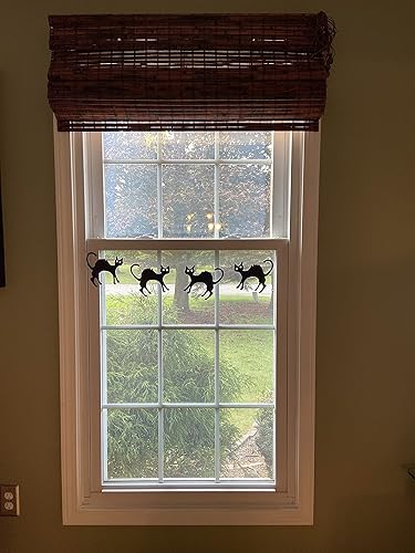 Miniatura 4 de Juego pequeño de recortes creativos de Halloween de 3 pulgadas, con bruja, sombrero de bruja, gato y linterna Jack O, 31 recortes por diseño en un