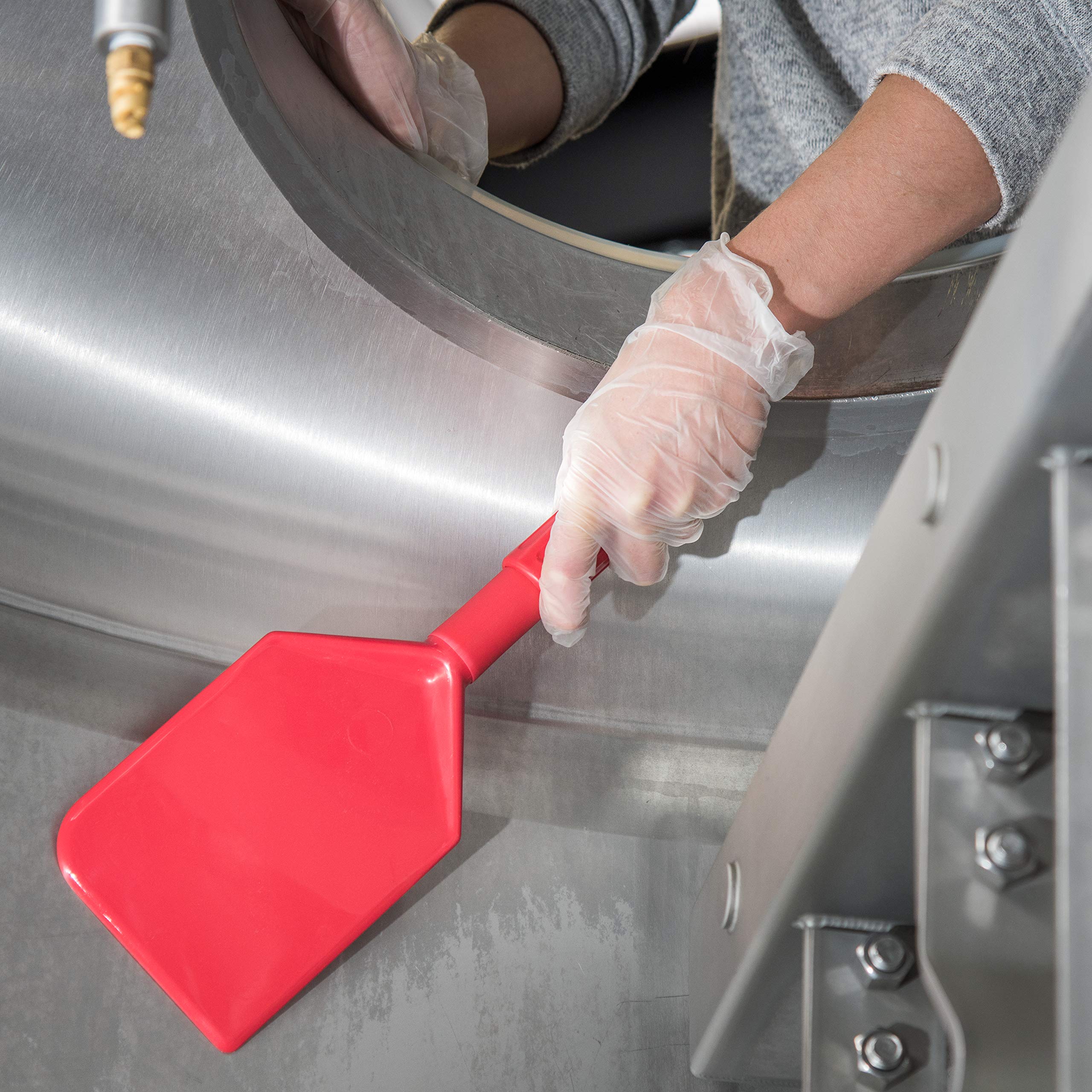Carlisle 40350C05 - Raschietto in nylon con manico in plastica, colore: Rosso