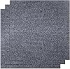 YAYODS 30 x Self Adhesive Carpet Tiles, 30x30cm Easy to Peel and Stick Floor Tiles, Non-Slip Hardwearing Grey Carpet Tiles Floor Covering for Office Living Room Bedroom