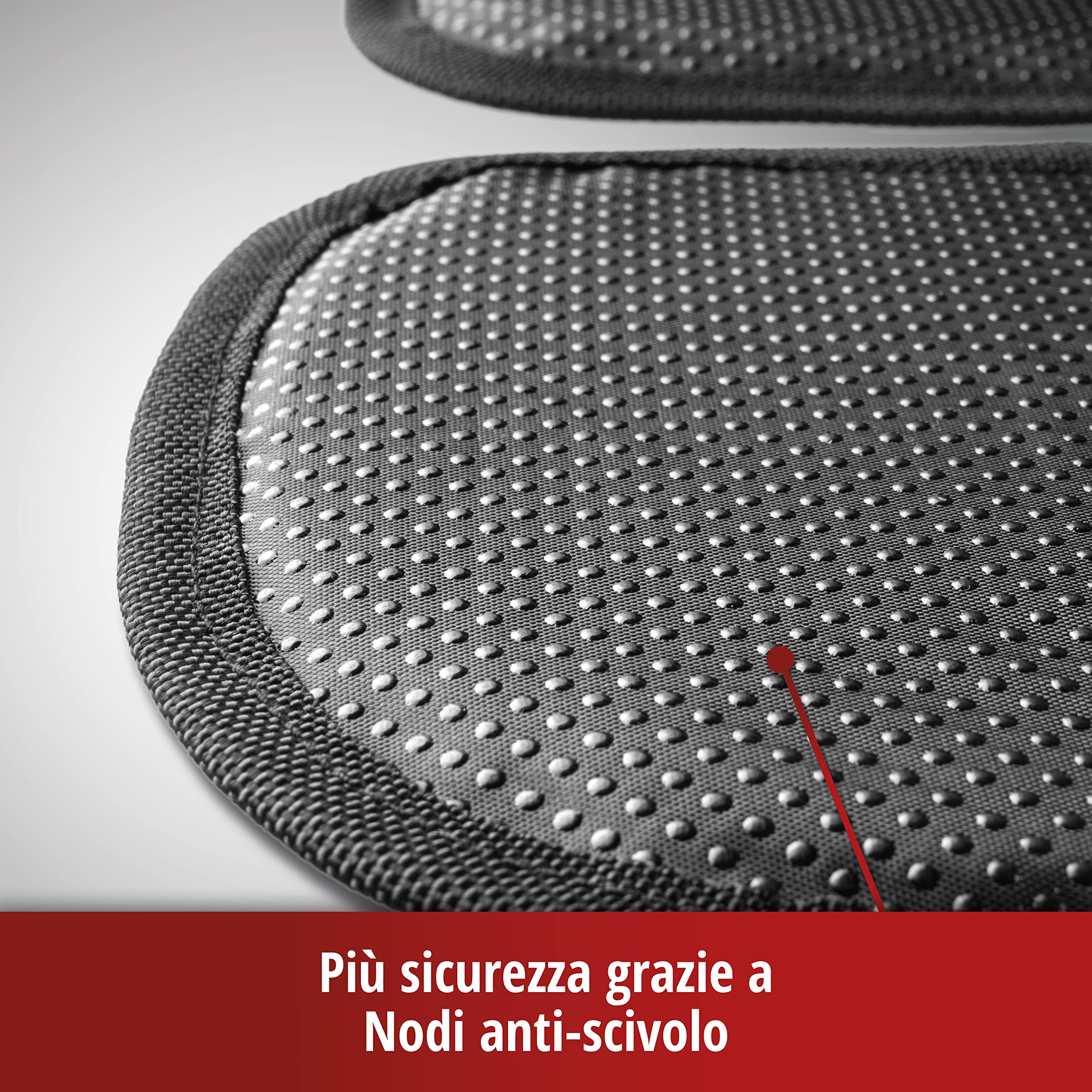 WALSER sottotappeto per seggiolino auto compatibile Isofix Tidy Fred, protezione antiscivolo per seggiolino auto