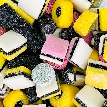 Liquorice Allsorts Sweets Gift Box 400g Birthday Hamper Retro Candy