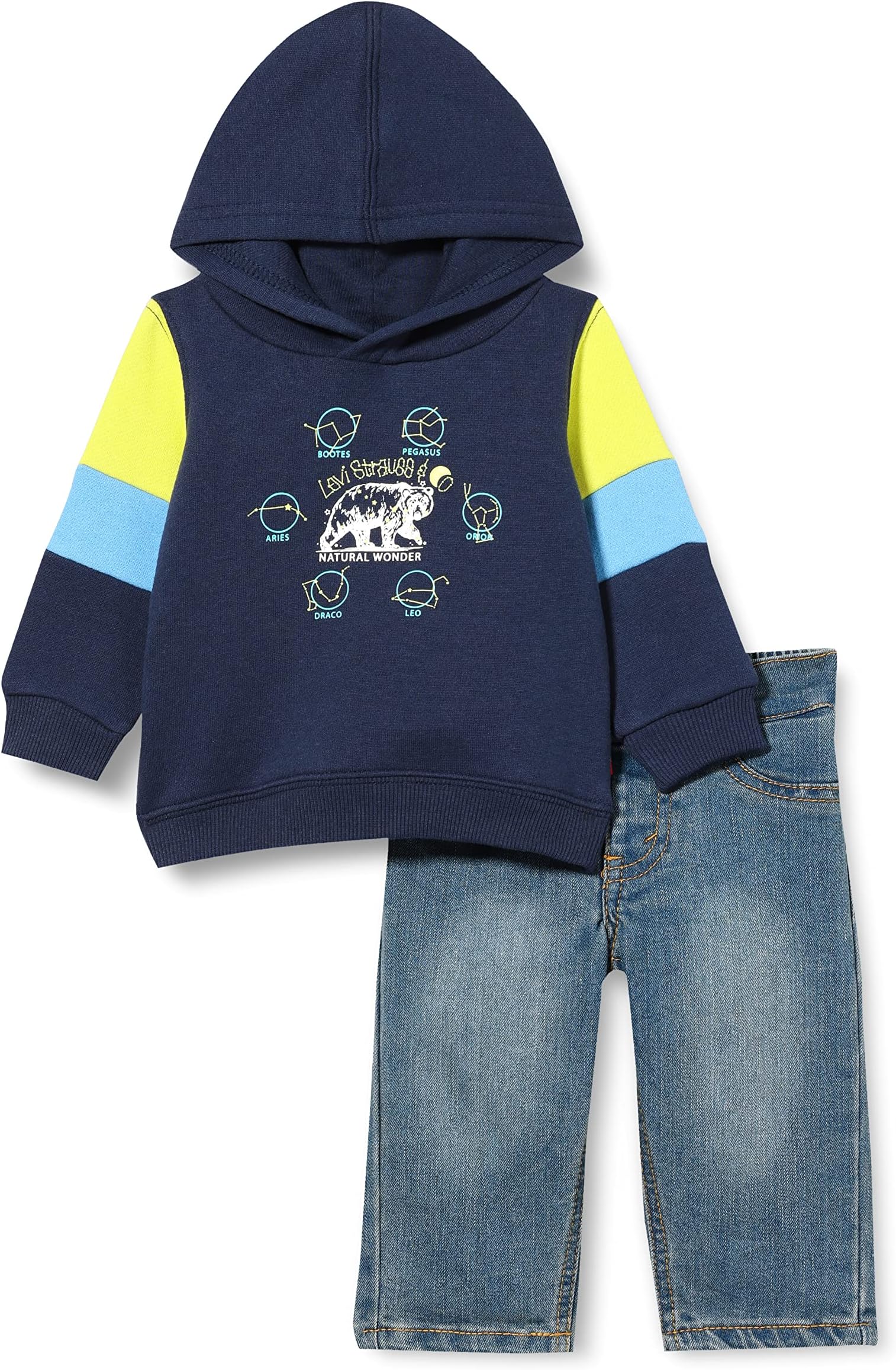 Levi'sBaby Boys Lvb Ursa Major Hoodie Denim Se 6ef728 Hooded Sweatshirt