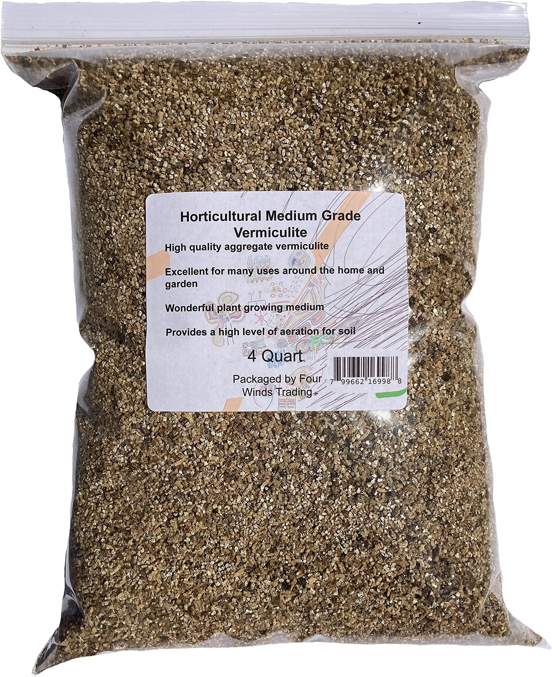 Horticultural Medium Grade Vermiculite (4 Quart)