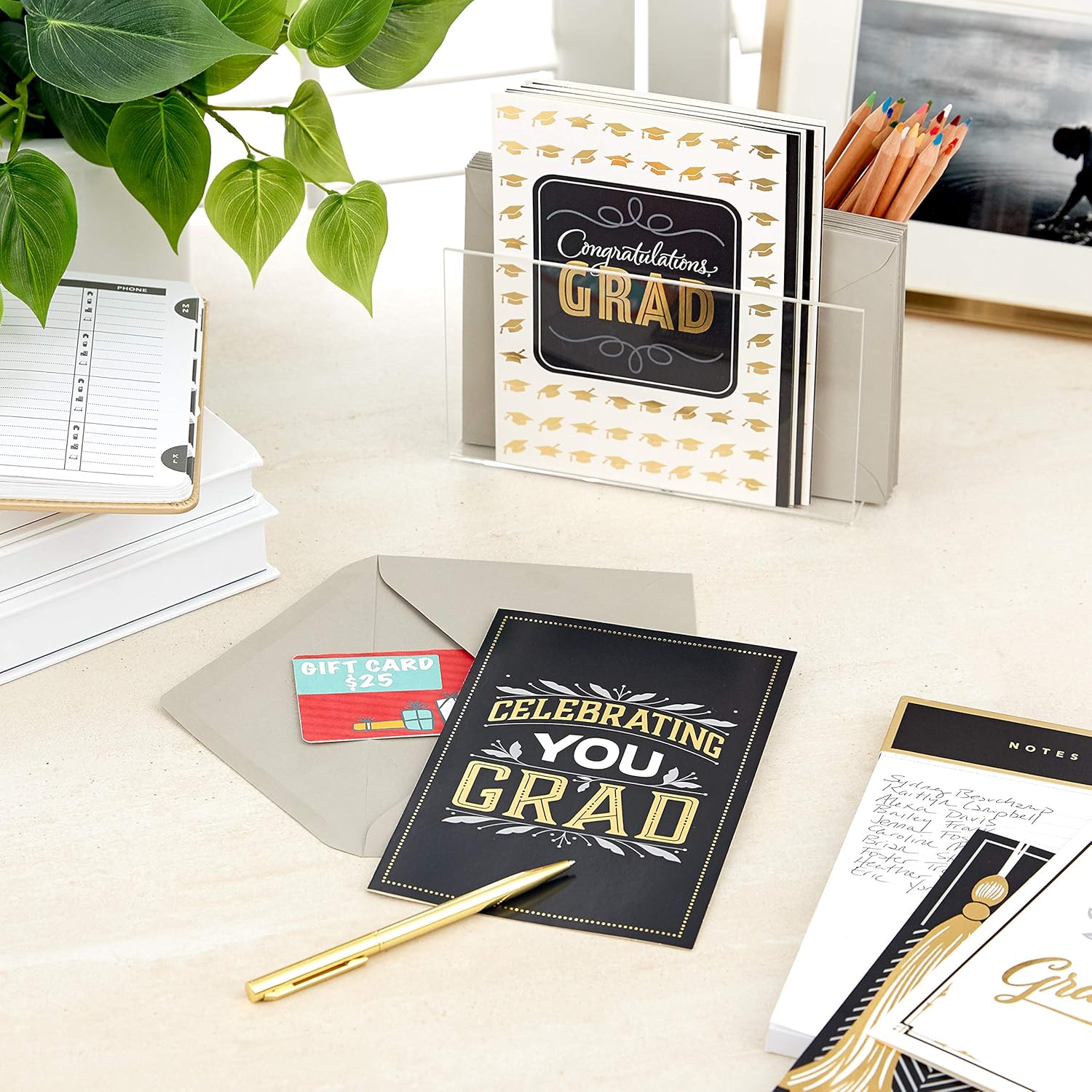 Hallmark Birthday and Graduation Cards Assortment (32 Cards with Envelopes)