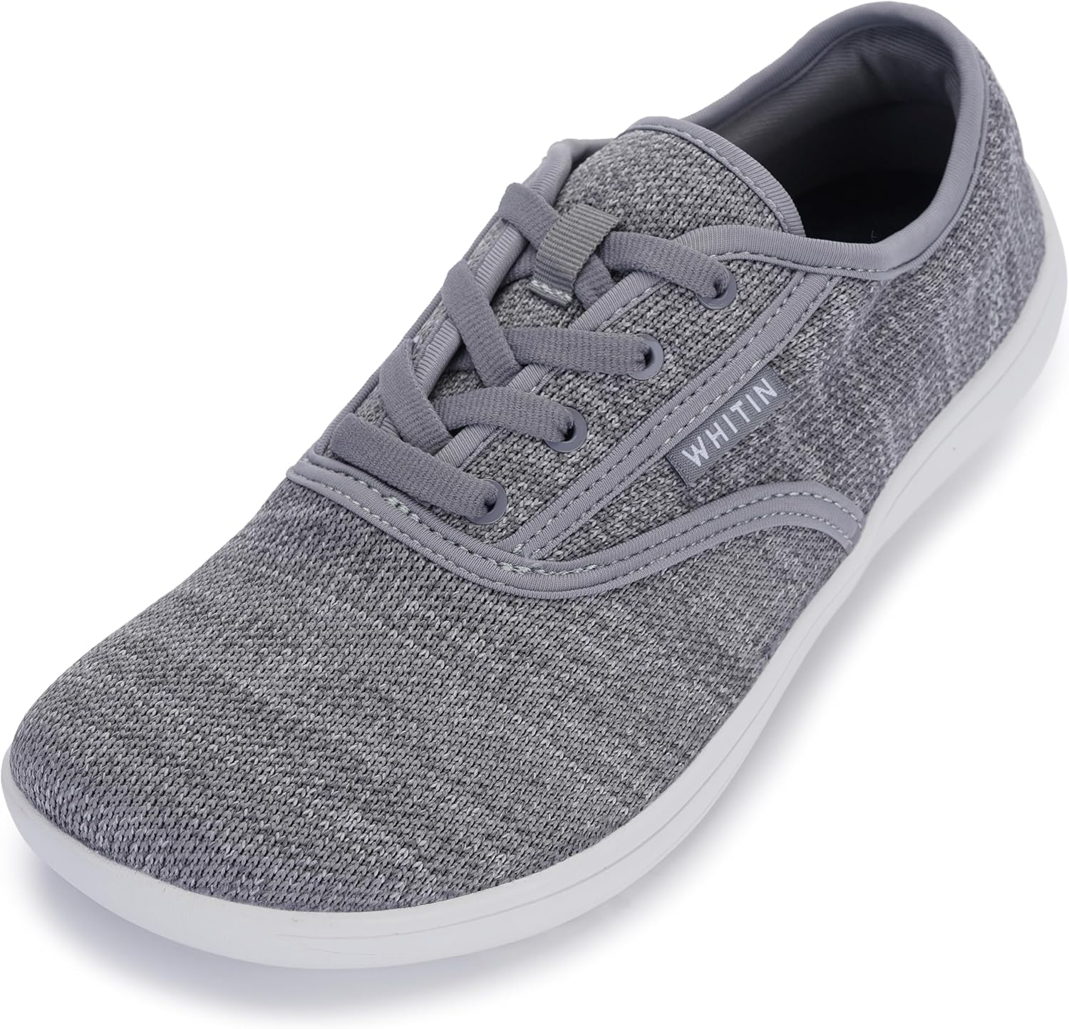 WHITIN Men's Wide Canvas Barefoot Sneakers | Zero Drop Sole | Minimalist Footwear