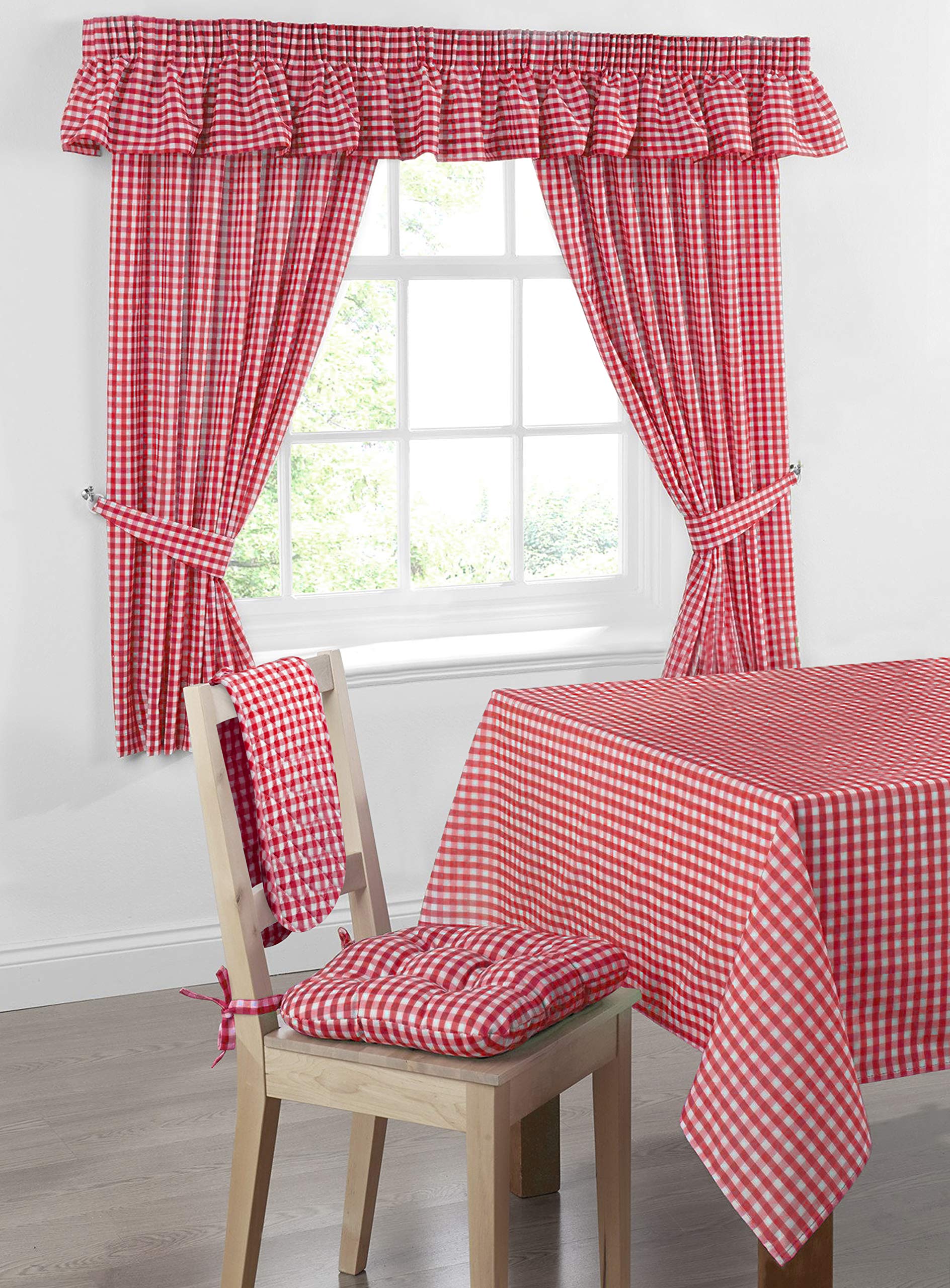 HBS Ltd Paire de rideaux plissés entièrement doublés en jacquard HBS Ltd Paire de rideaux plissés entièrement doublés en jacquard