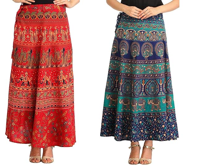 MIRAV FASHION Women Maxi Skirt (Pack 