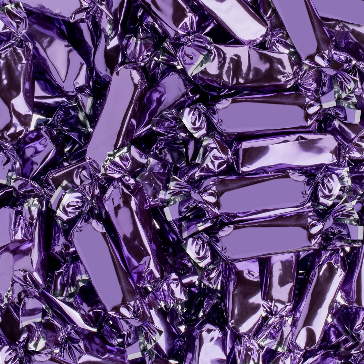 Candy Envy - Individually Wrapped Caramels - Purple Wrapper - 12 Bags (Casepack) Bulk Purple Candy