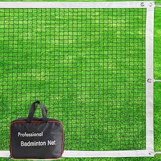 ElvesHome Portable Badminton Net 20x2.5FT Professional Grade - Durable for Backyard Beach Schoolyard Competition with Carrying Bag