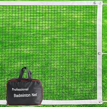 Professional Portable Badminton Net - 20FT X 2.5FT, Ideal for Backyard, Beach, Schoolyard & Competition, Includes Carrying Bag