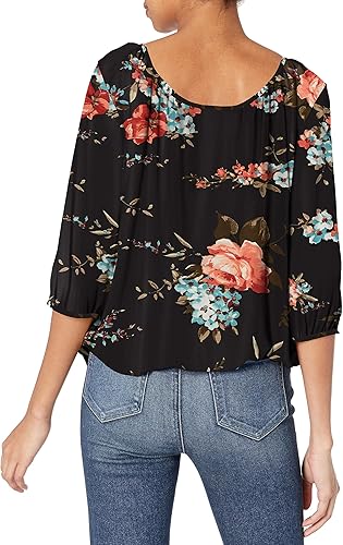 Miniatura 2 de Star Vixen Camiseta campesina de manga 34 para mujer