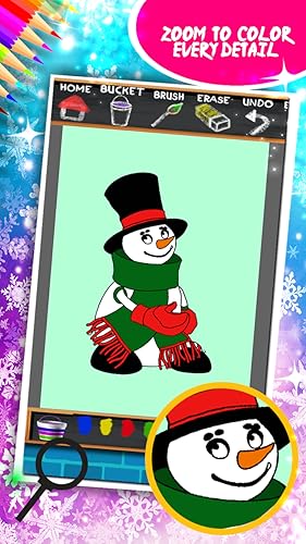 Snowman Coloring Book
