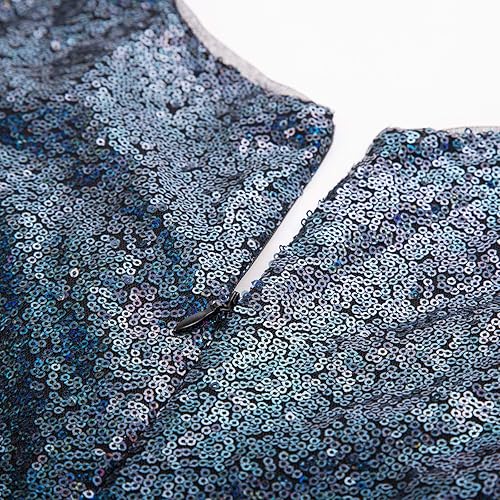 Miniatura 5 de GRACE KARIN Vestido de cóctel para dama de honor, sin mangas, con cuello en V para mujer